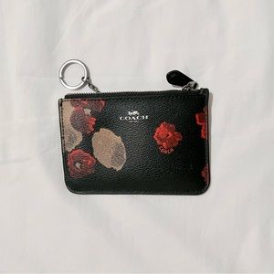 Coach Floral Key Pouch